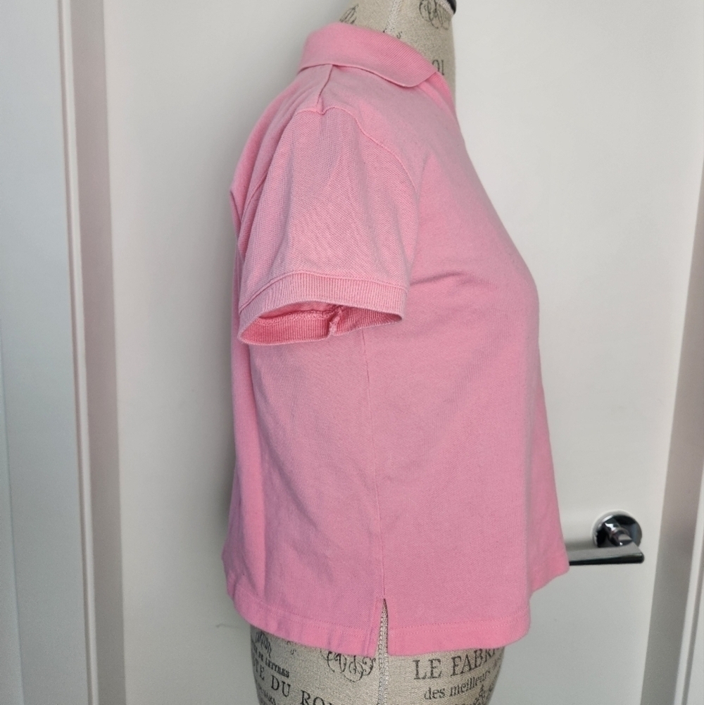90s Pink Knit Polo Shirt - Picture 3 of 10